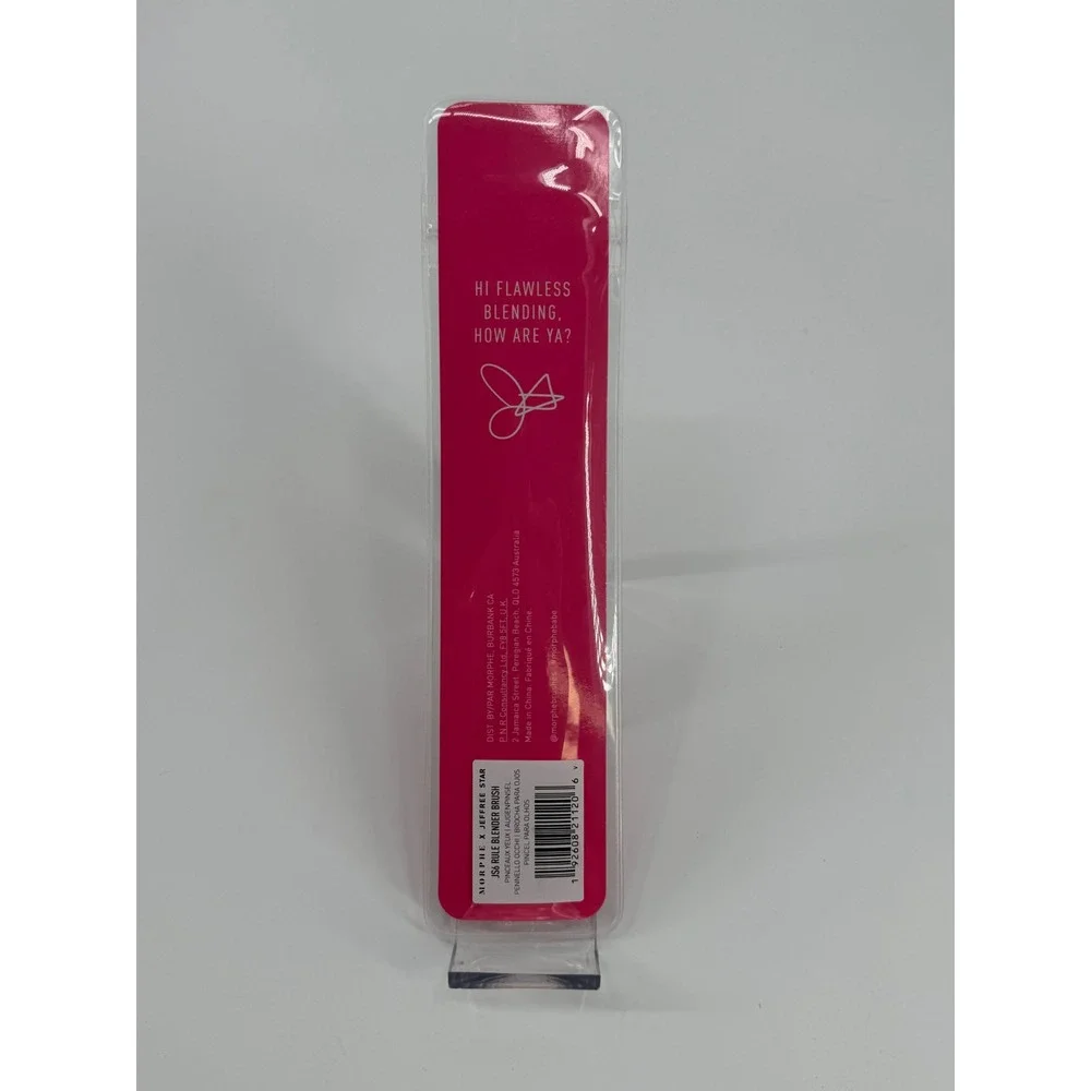 Morphe x Jeffree Star JS6 Rule Blender Brush Pink Eye Makeup Tool New